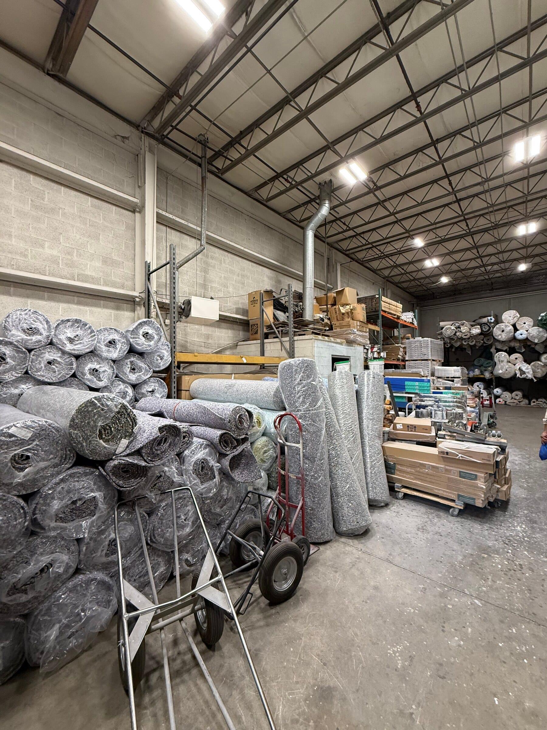 Gaithersburg warehouse interior